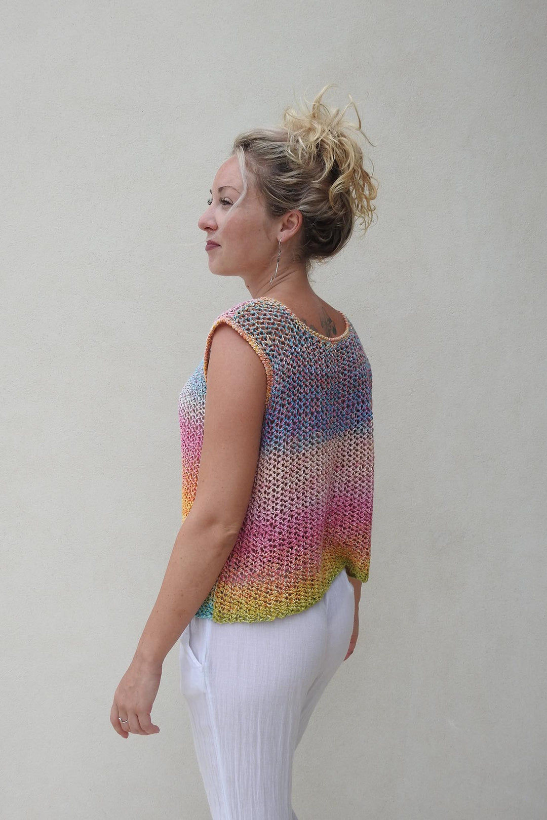 Toni Cover-Up Top Designer Knitting Pattern