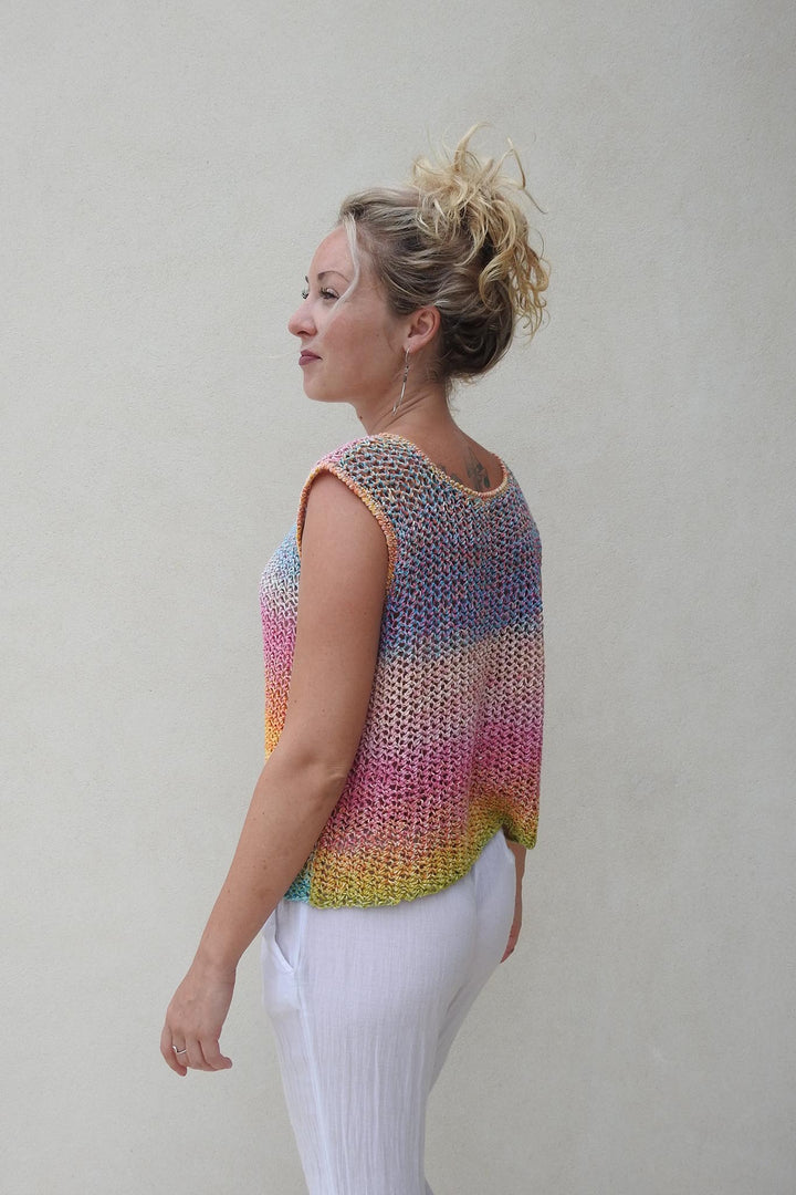 Toni Cover-Up Top Designer Knitting Pattern