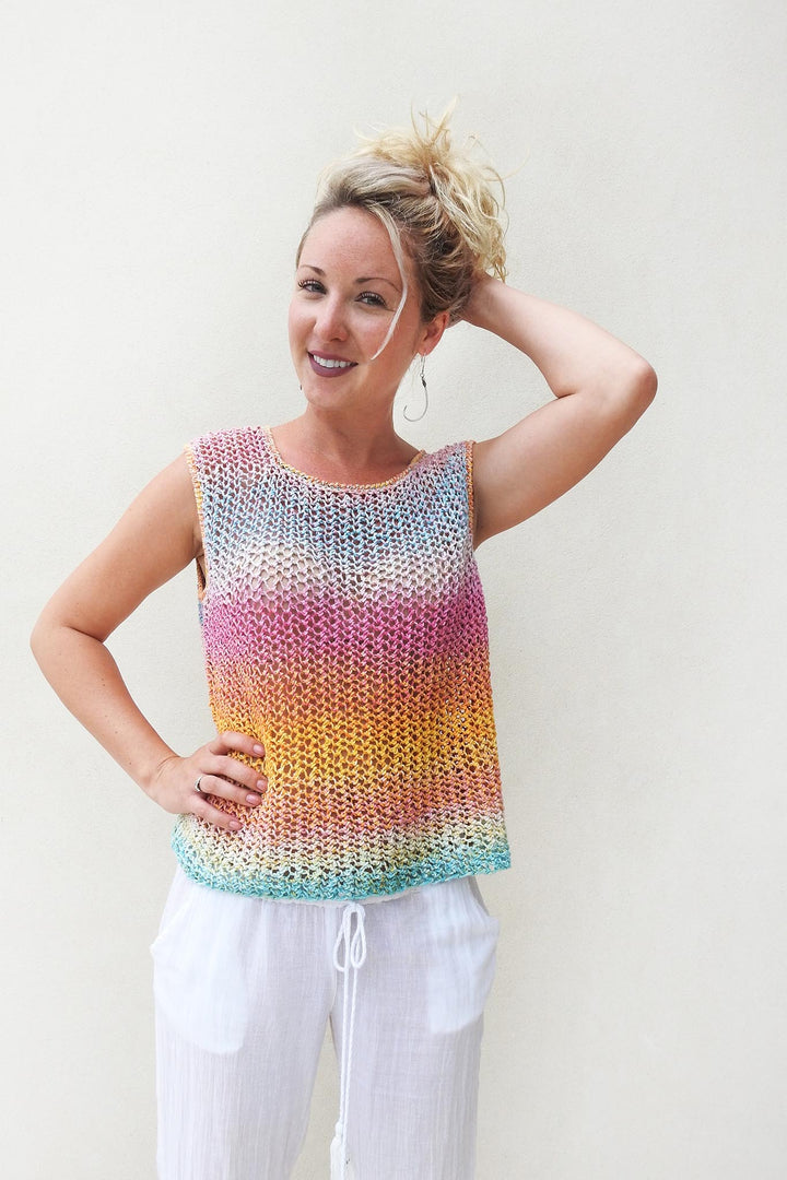 Toni Cover-Up Top Designer Knitting Pattern