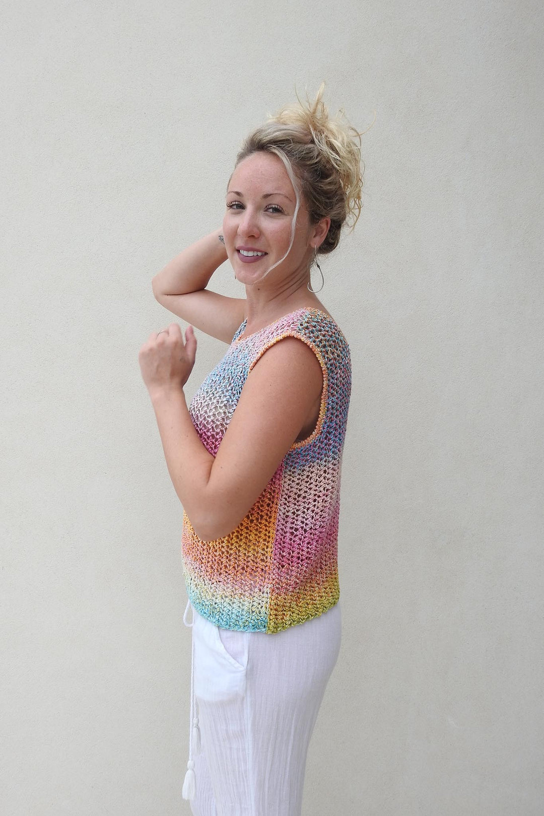 Toni Cover-Up Top Designer Knitting Pattern