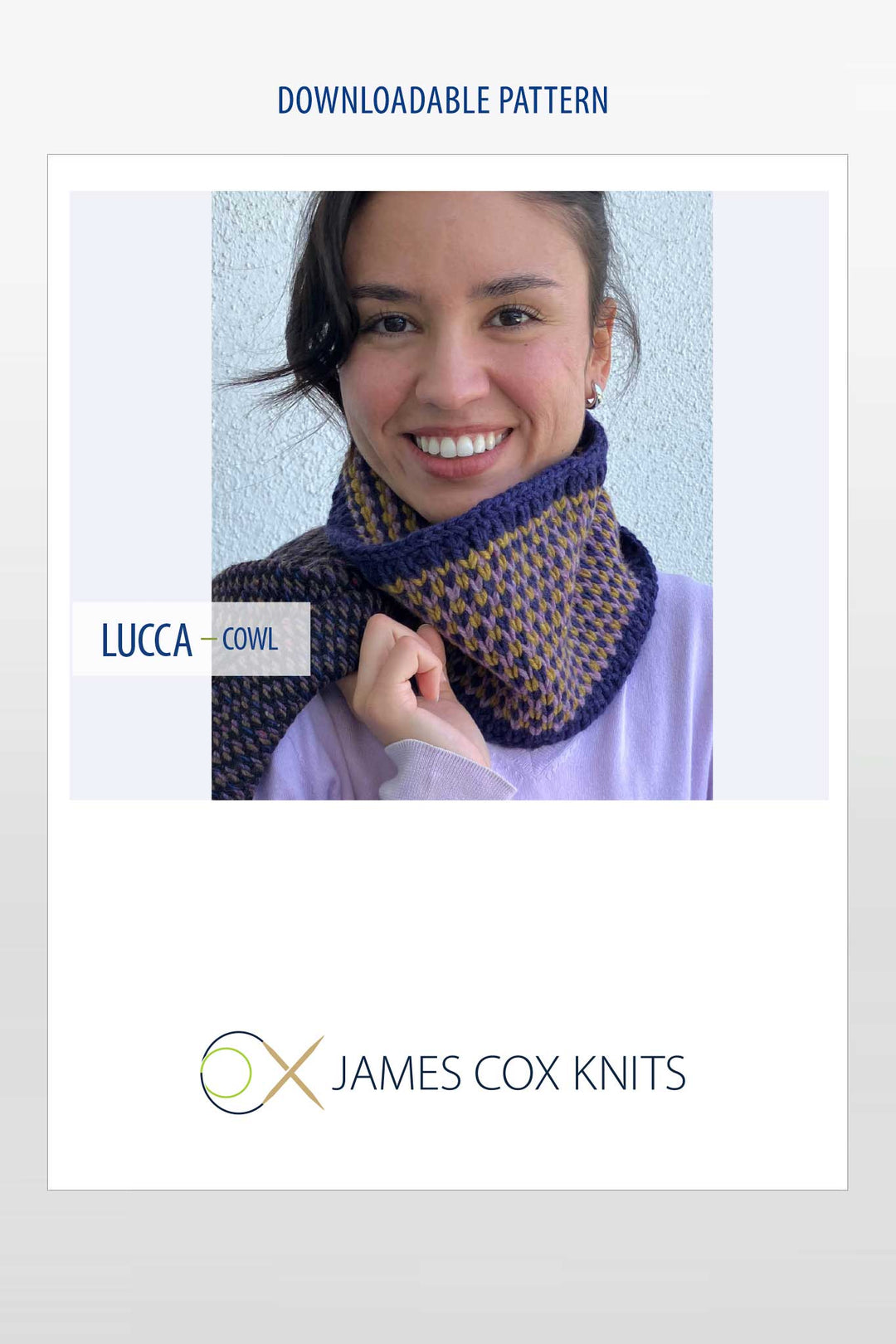 Lucca Cowl Designer Knitting Pattern