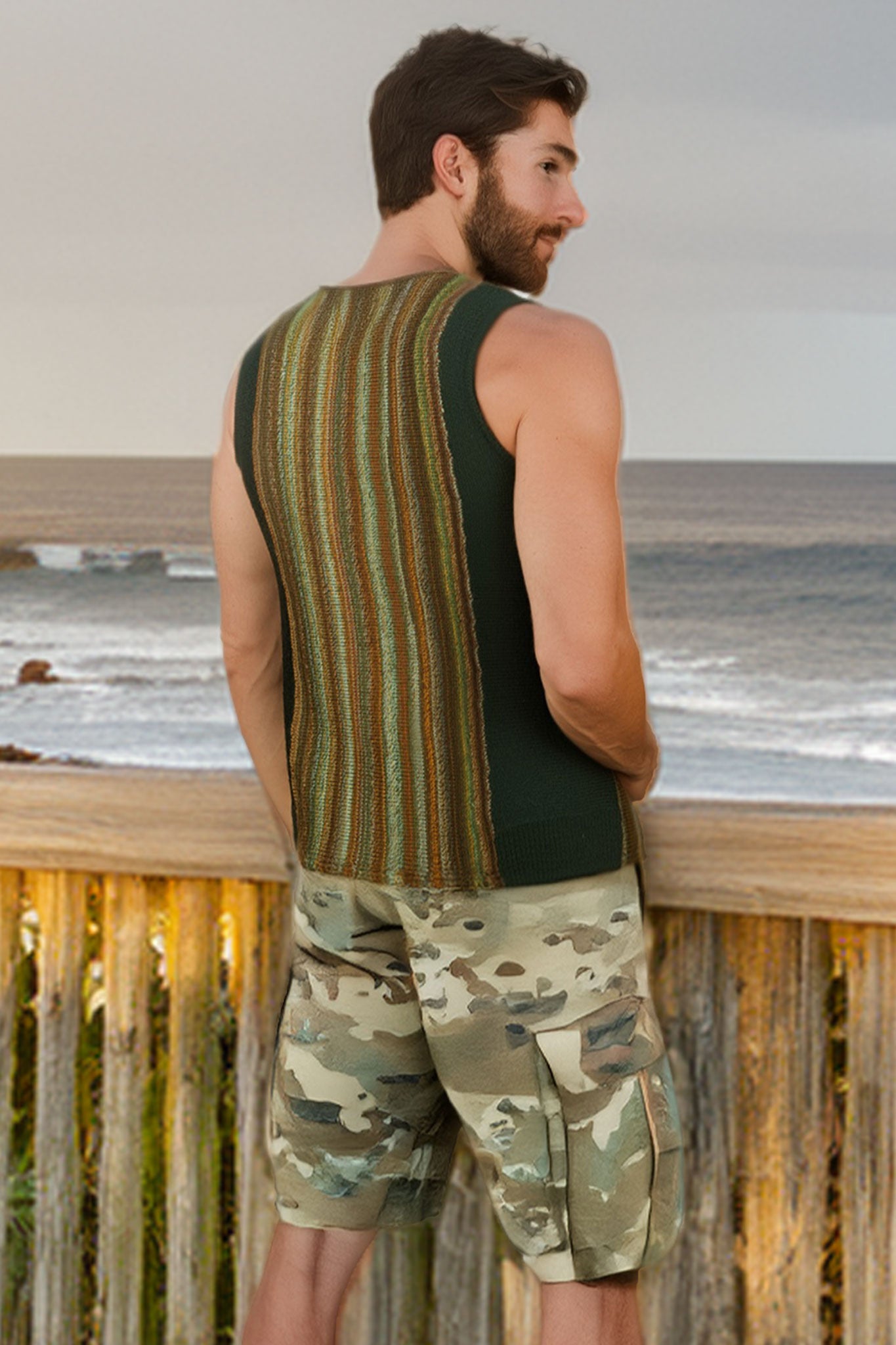 Zack Sideways Vest Designer Knitting Pattern – James Cox Knits