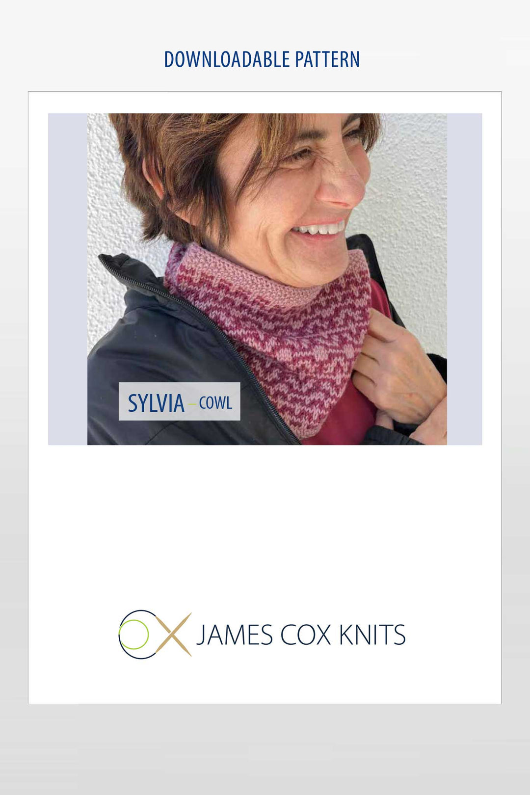 Sylvia Cowl Designer Knitting Pattern