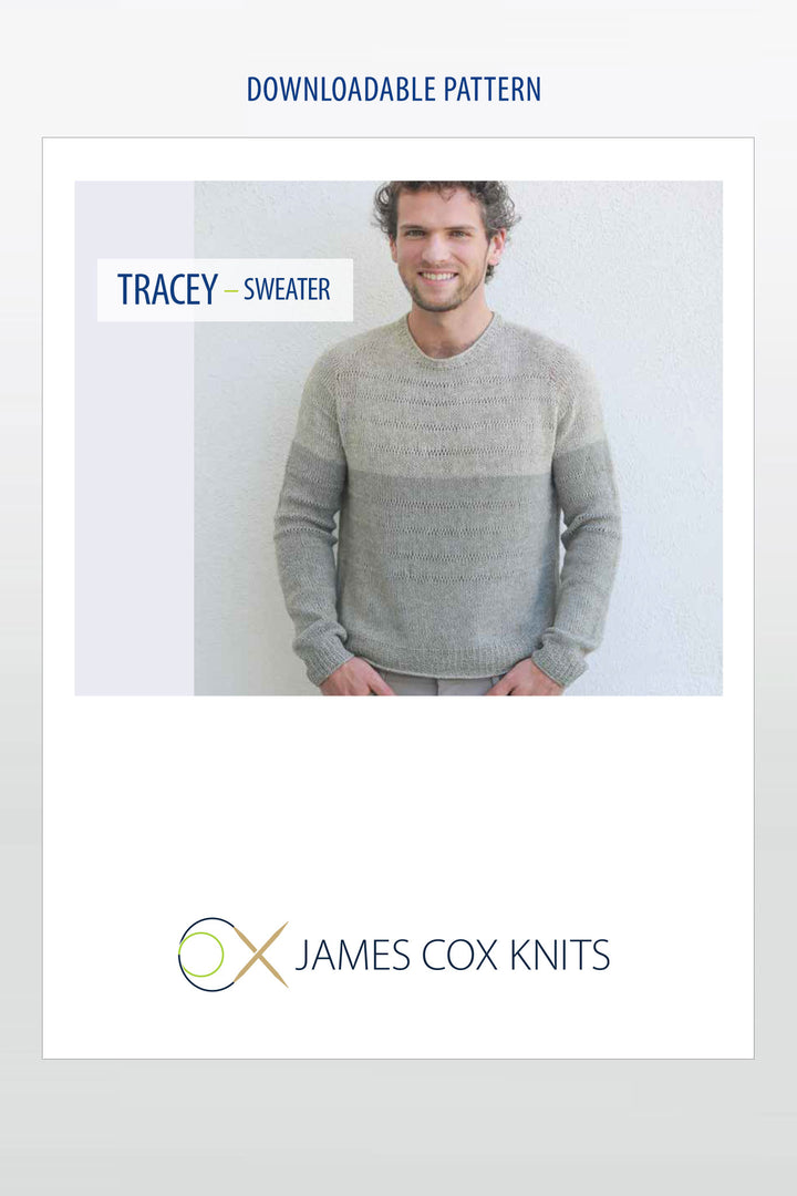 Tracey Sweater Designer Knitting Pattern