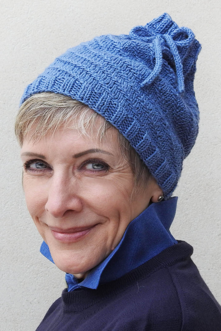 Candice Hat Designer Knitting Pattern