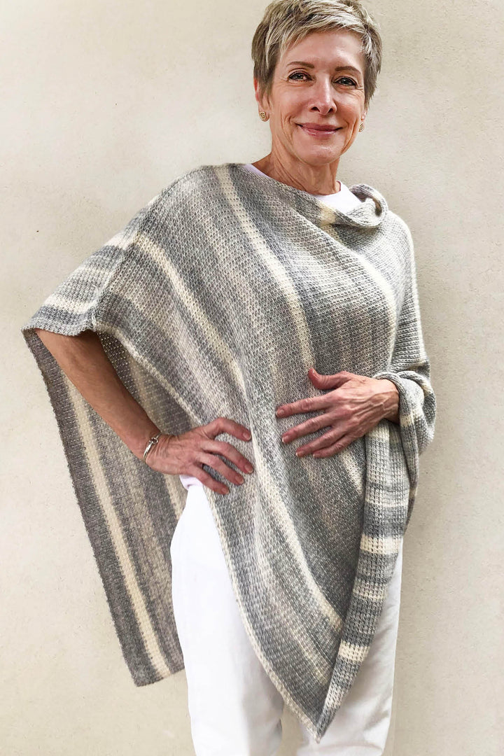 Carmen Poncho Designer Knitting Pattern