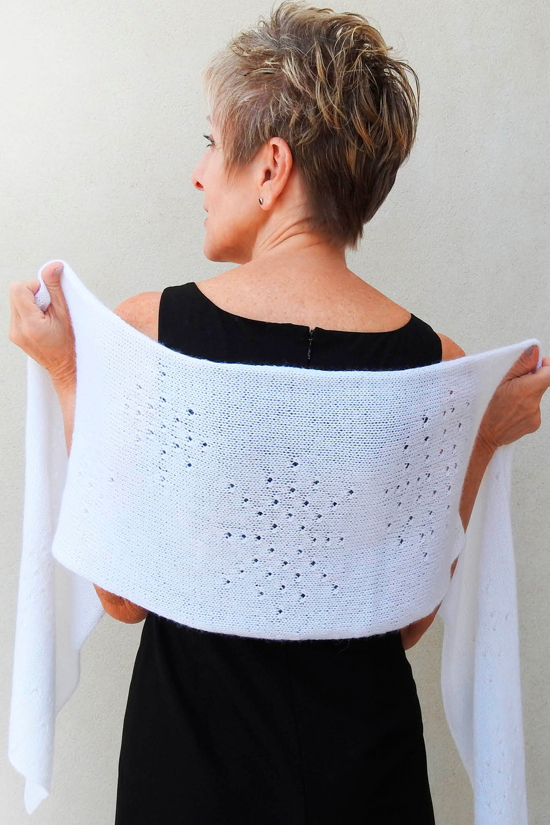 Diana Snowflake Wrap Designer Knitting Pattern
