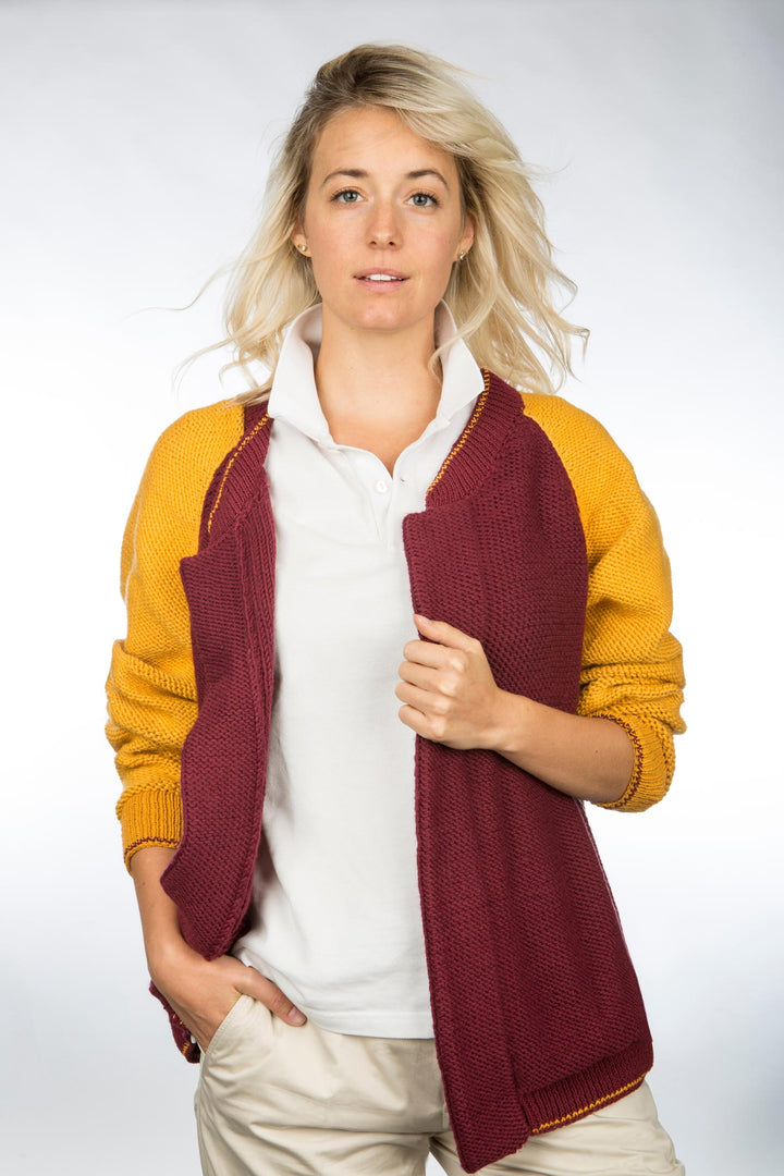Peyton Bomber Jacket Designer Knitting Pattern