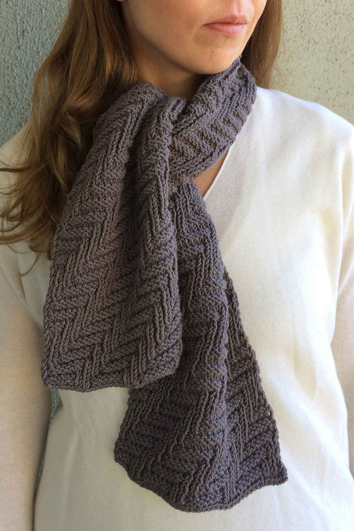 Hudson Scarf Designer Knitting Pattern