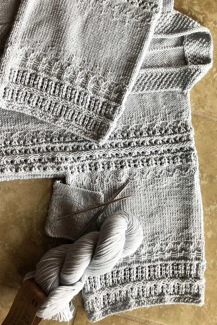 Marcella Kimono-Style Coatigan Designer Knitting Pattern