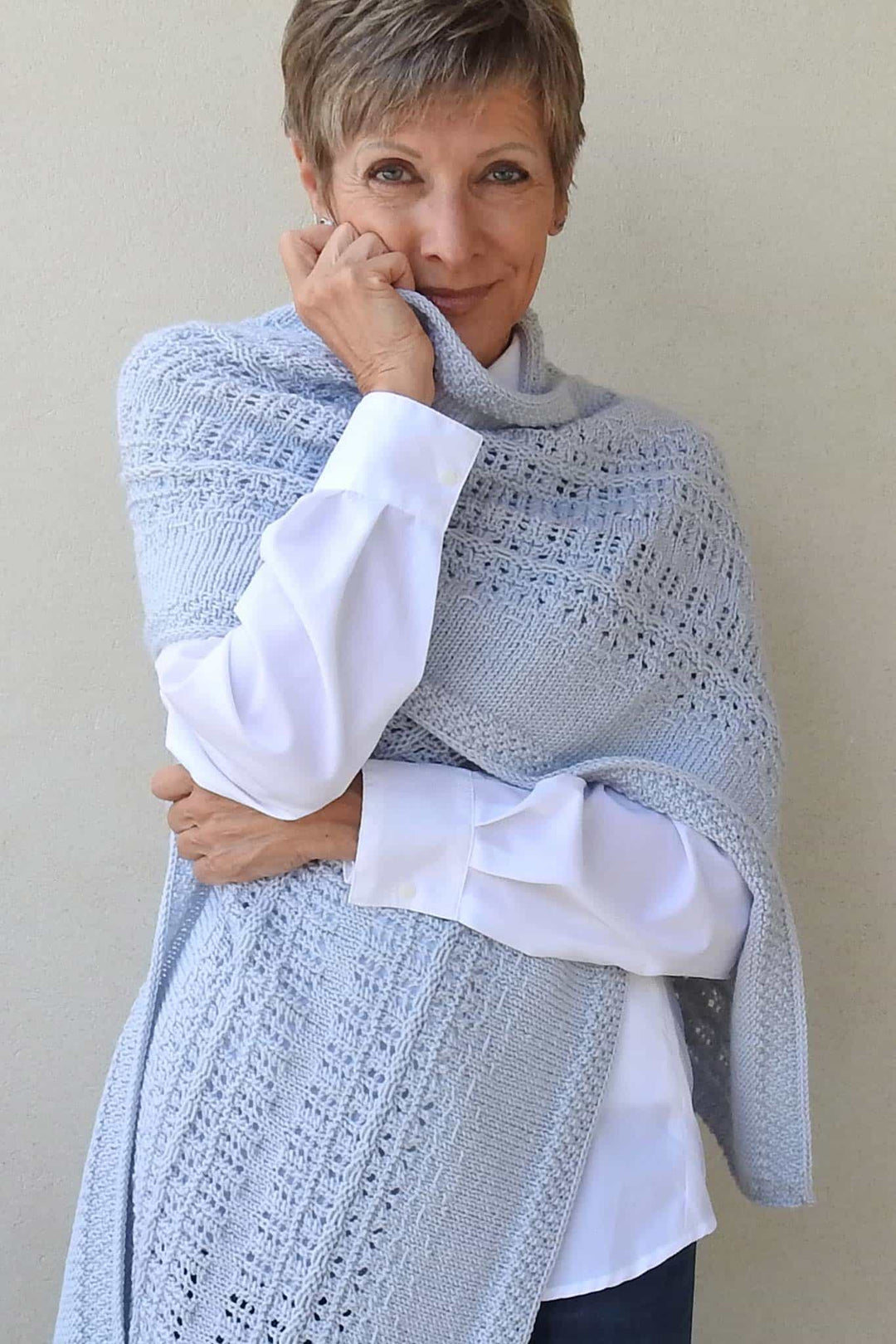 Marcella Wrap Designer Knitting Pattern