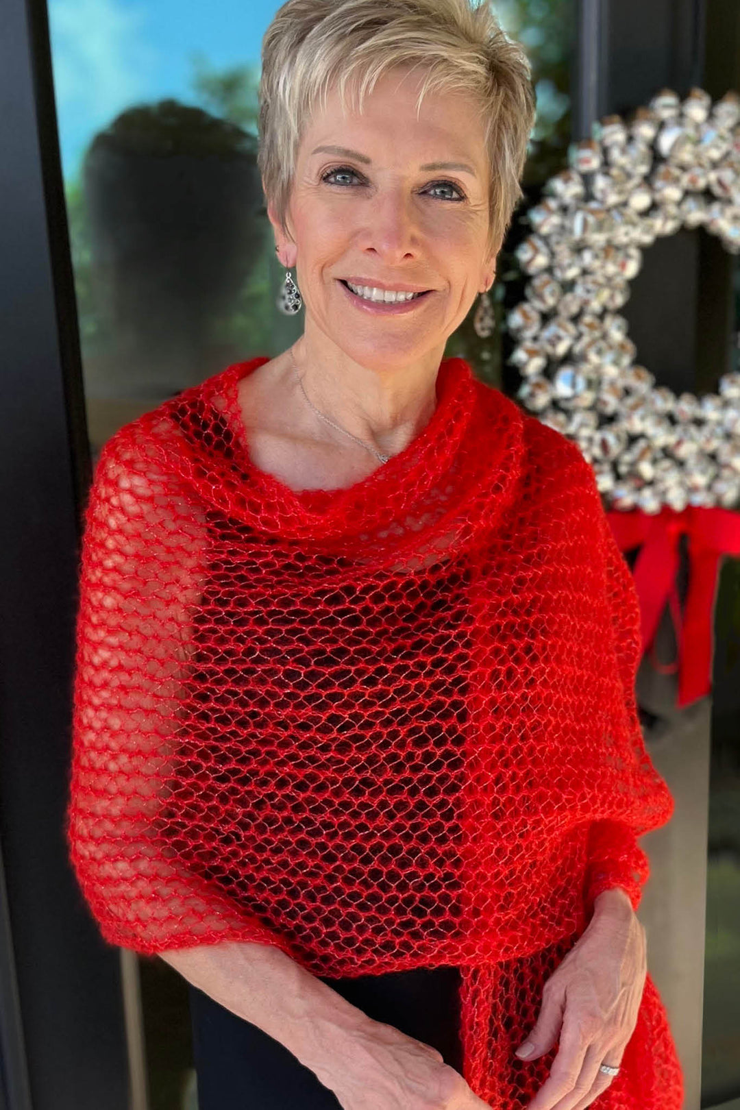 Scarlett Lace Wrap Designer Knitting Pattern