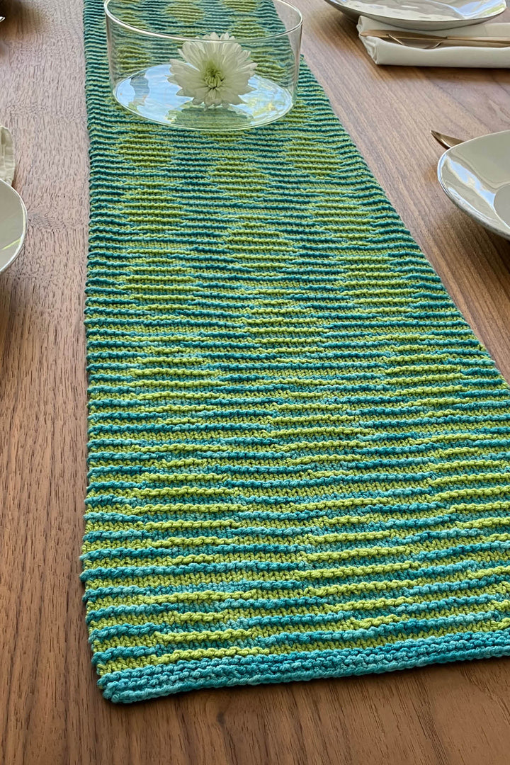 Caribe Table Runner Designer Knitting Pattern