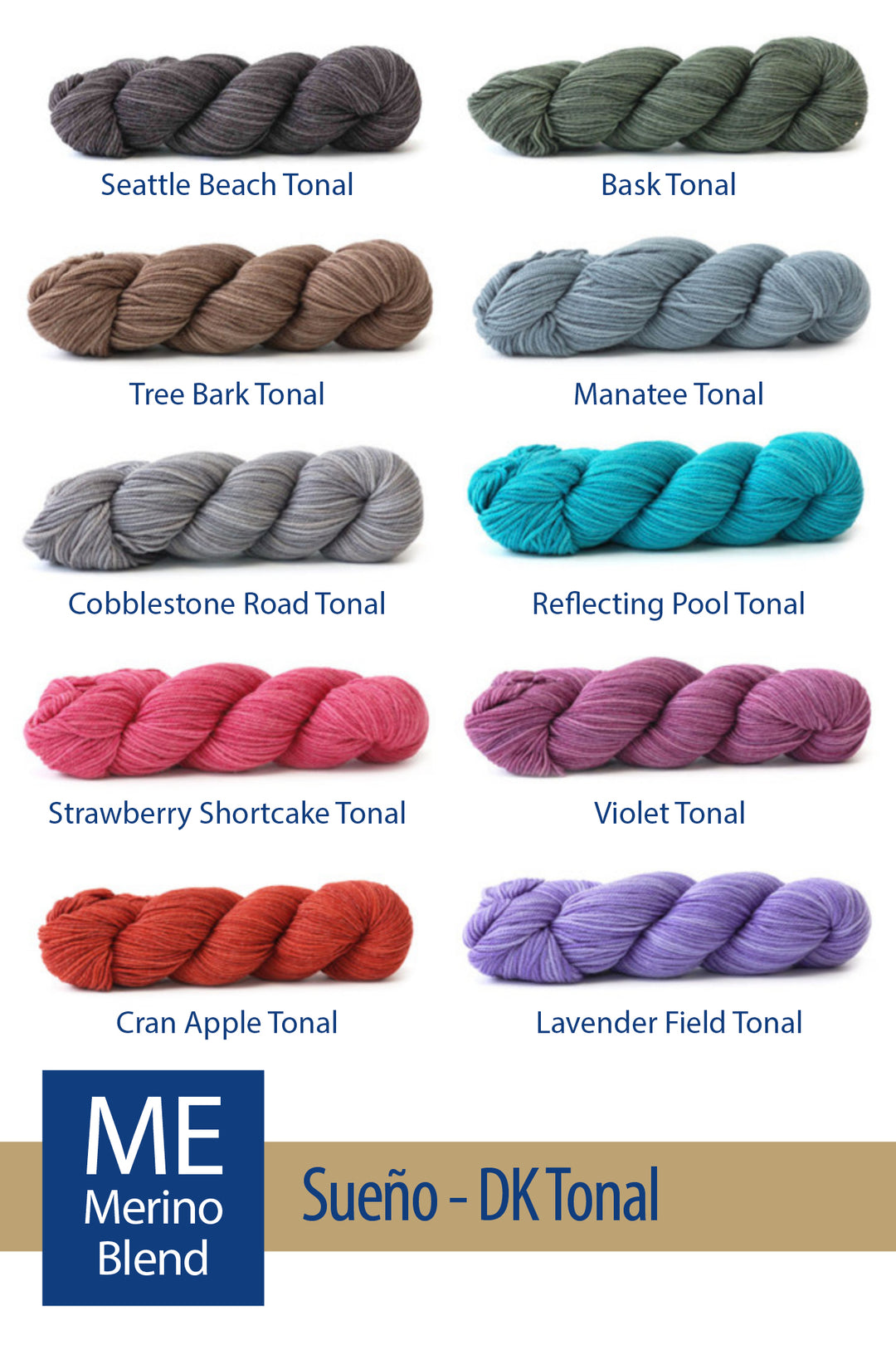 Sueño DK Tonal from HiKoo – 15 color options