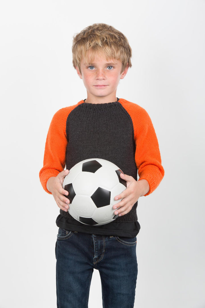 Bry Sporty Crewneck (Boys) Designer Knitting Pattern