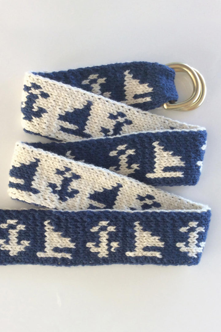 Jonas Double Knit Belt Designer Knitting Pattern