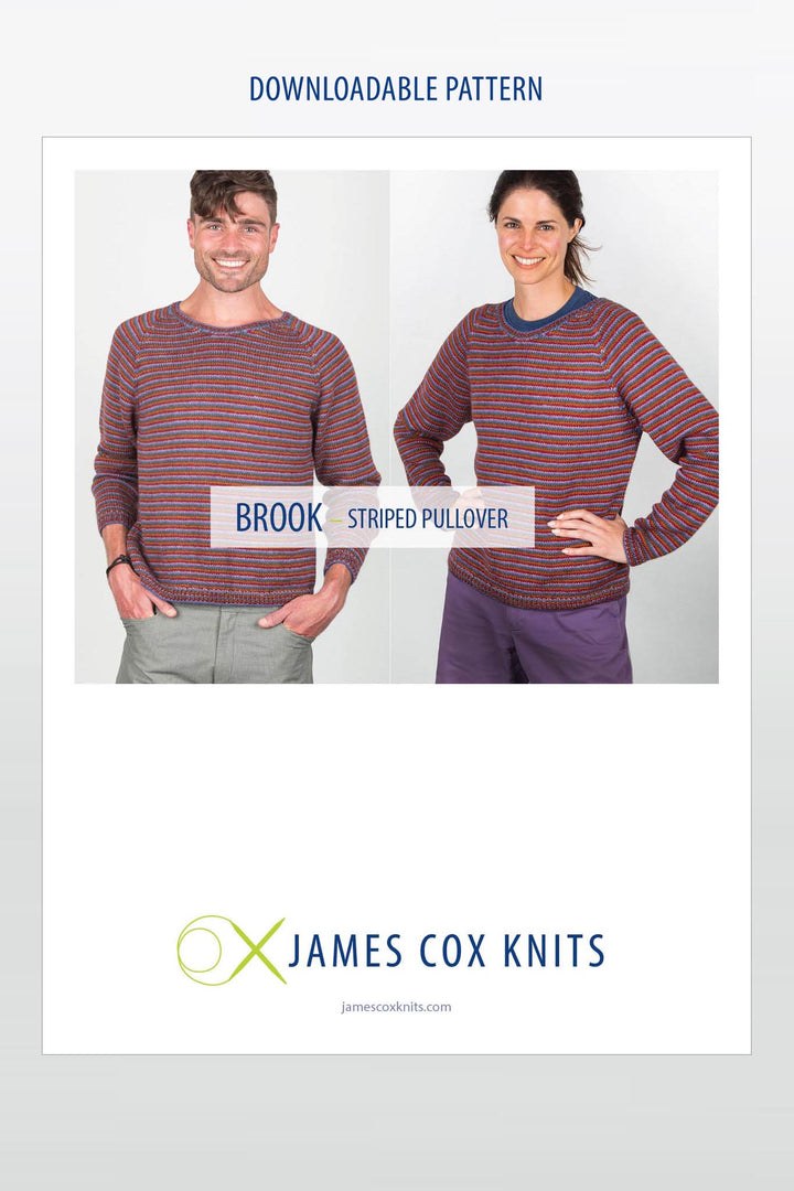 Brook Pullover Designer Knitting Pattern