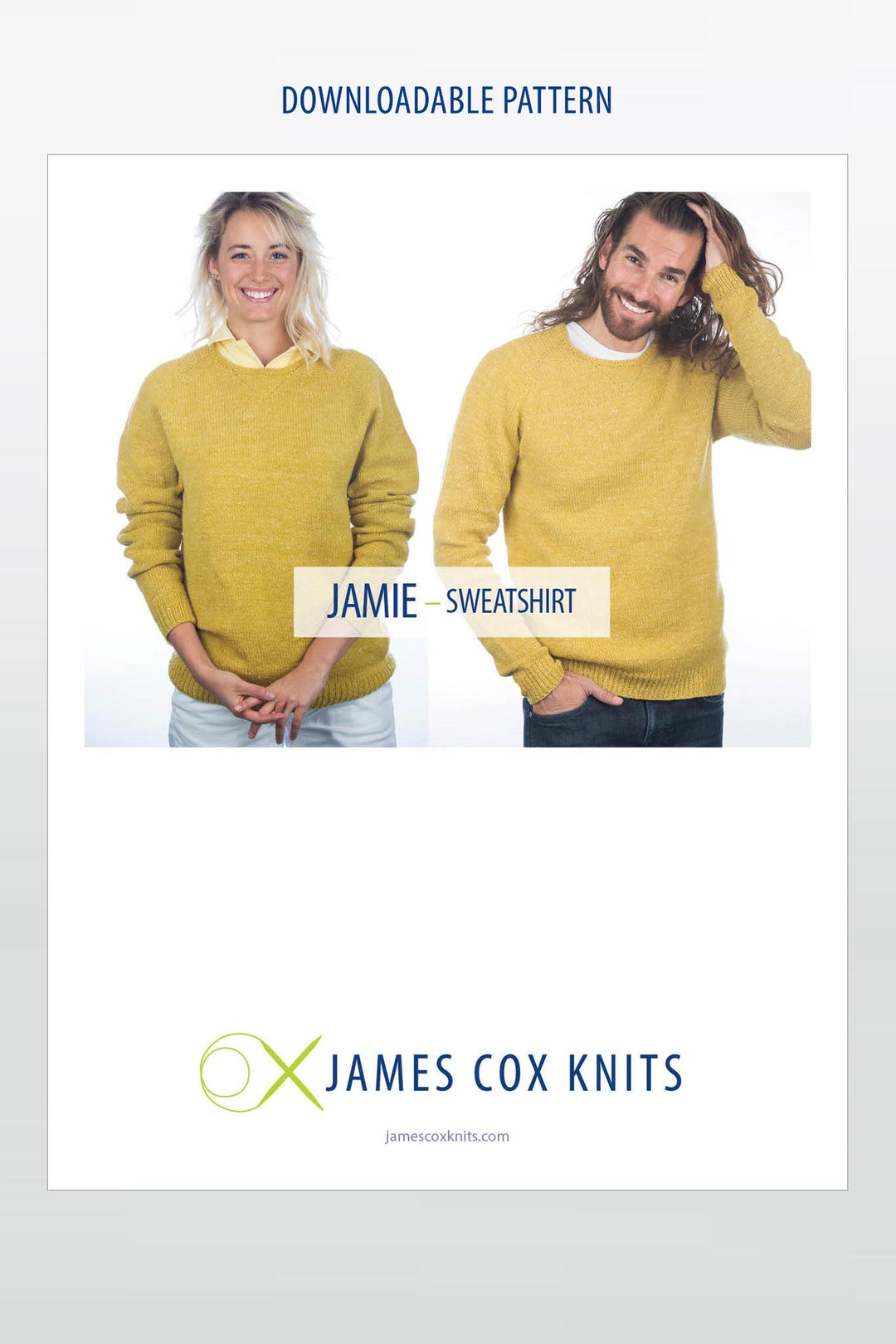 Jamie Sweatshirt Designer Knitting Pattern