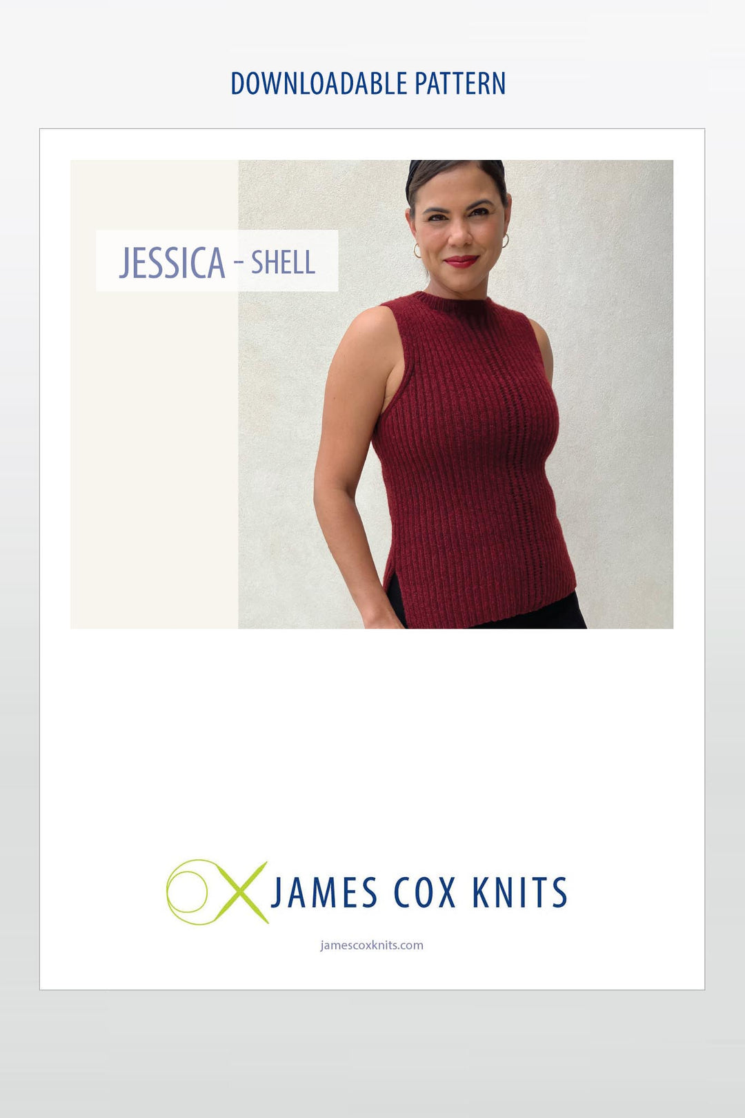 Jessica Shell Designer Knitting Pattern