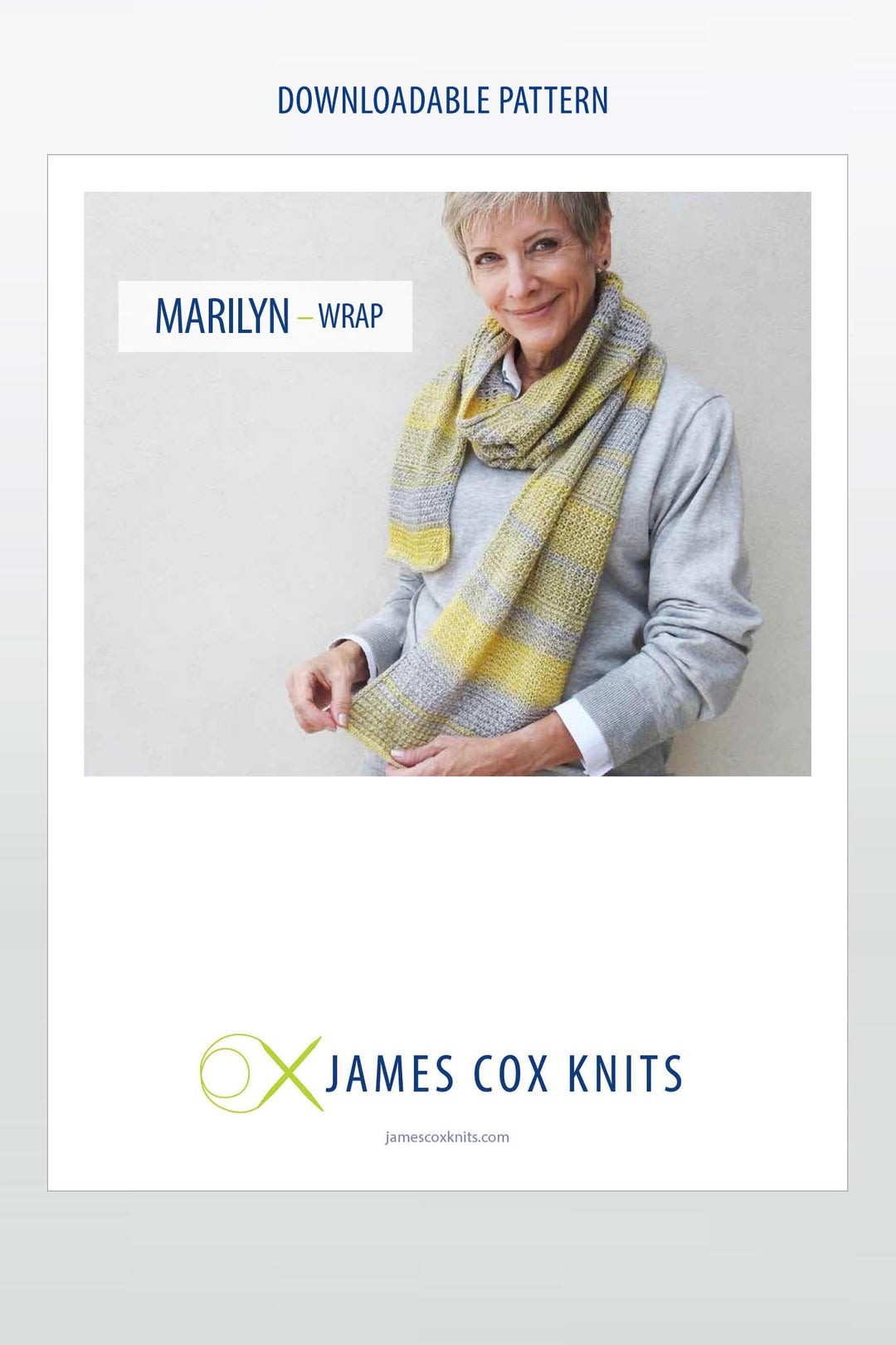 Marilyn Wrap/Scarf Designer Knitting Pattern