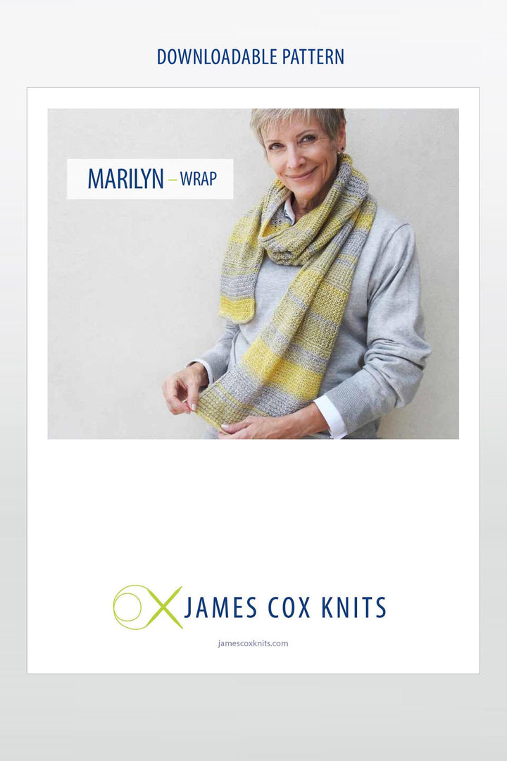 Marilyn Wrap/Scarf Designer Knitting Pattern