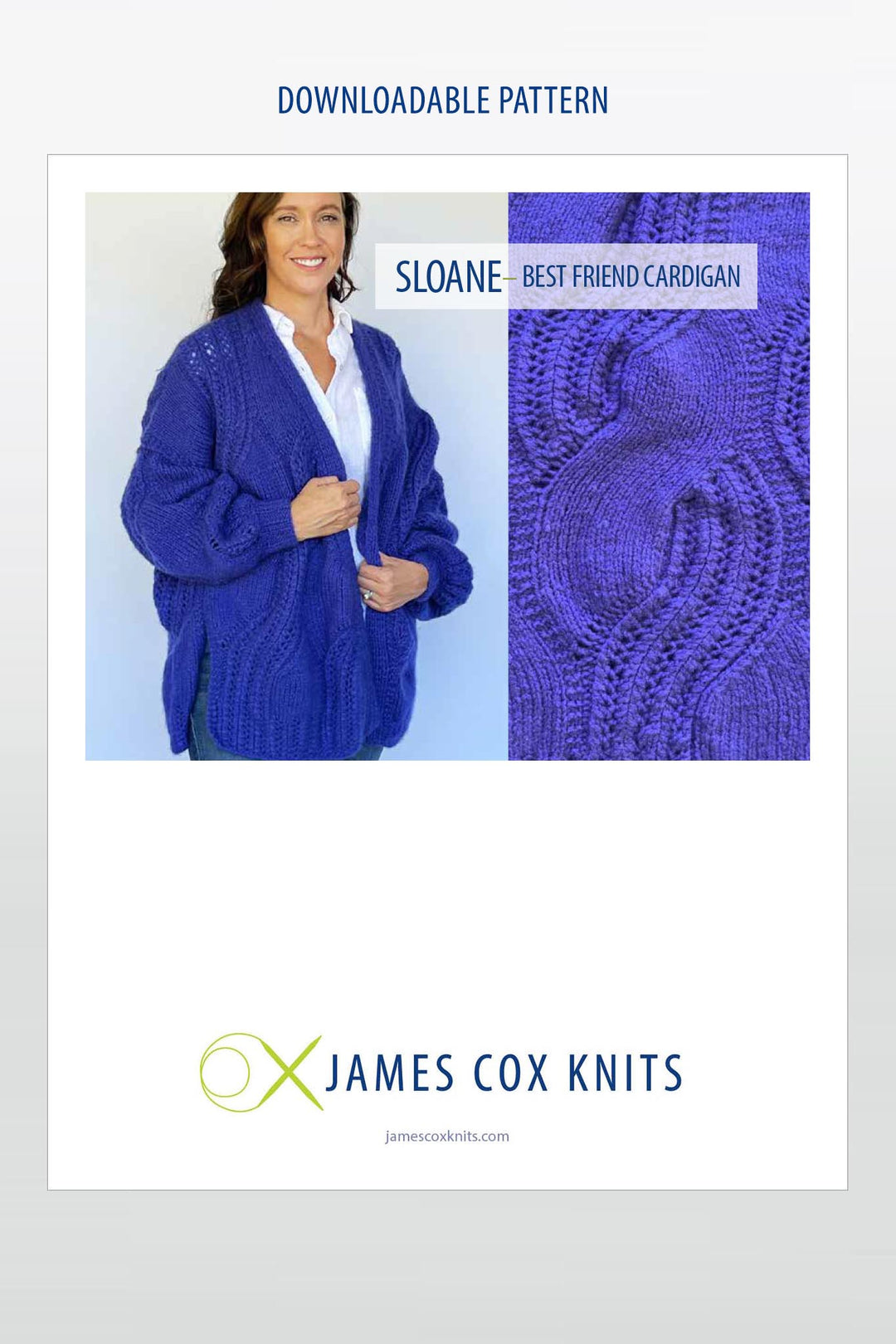 Sloane Best Friend Sweater Designer Knitting Pattern