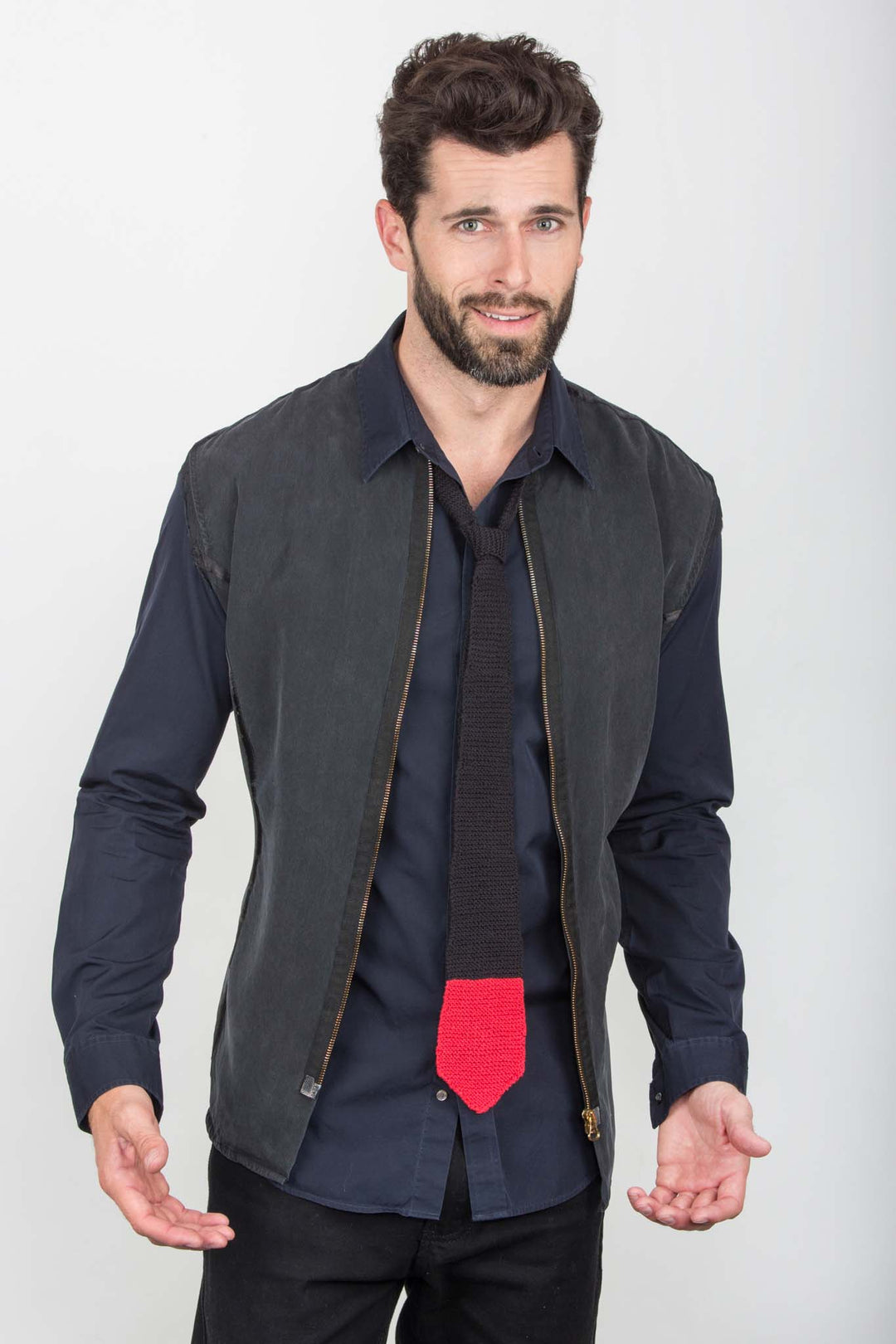 Max Color Point Tie & Pocket Square Designer Knitting Pattern